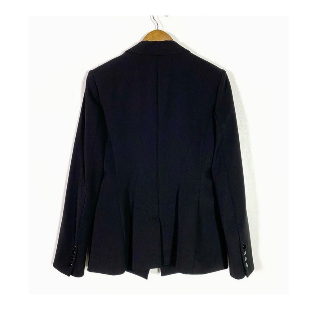 Veronica Beard Iconic Scuba Dickey Jacket Bi Stretch Blazer $645 Black NWT 8 - Picture 7 of 11